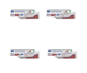 Virbac Nutri-Plus Gel | Pack de 4 | 4 x 120 g | Alimentation complémentaire diététique pour Chiens et Chats | Source d'énergie concentrée