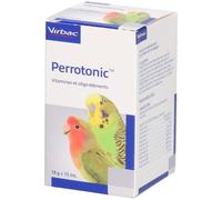 Virbac Poudre et solution pour oiseaux Perrotonic 18 g - 15 ml Équilibre nutritionnel