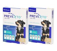 Virbac Prevexto® Collier médicamenteux pour chiens jusqu'à 8 kg Collier(S) 2x1 pc(s)