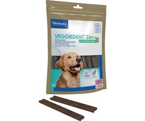 Virbac VeggieDent Zen Lamelles À Mâcher Multifonction Chiens Taille L 15 Pièces