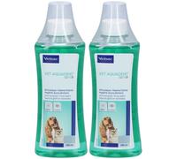 Virbac Vet Aquadent® Fresh Hygiène bucco-dentaire pour chats et chiens Bain De Bouche 2x250 ml