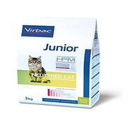 Virbac Vet Hpm Cat Junior Neutered Nourriture 3 kg pour chat