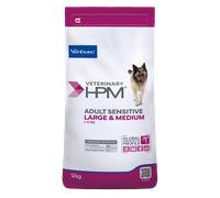 Virbac Veterinary HPM Adult Sensitive Digest Dog Large & Medium Croquettes Chiens Sensibles 12kg