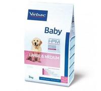 Virbac Veterinary hpm Baby Medium (chiot-6mois 11 à 25kg) Large (-7mois +25kg) Croquettes 12kg