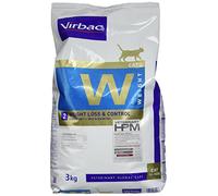Virbac Croquettes pour chat Veterinary HPM Weight Loss & Control – pour surpoids et diabète – 3 kg