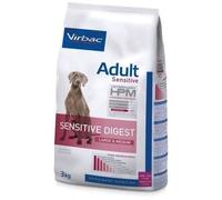 Virbac Veterinary hpm Chien Adulte Medium (+12mois 11 à 25kg) Large (+18mois +25kg) Sensitive Digest 3kg