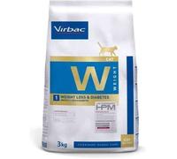 Virbac Croquettes HPM CAT Weight 1 - Weight Loss & Diabetes - Aliment complet chat 3 kg