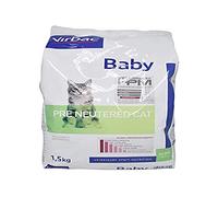 Virbac Veterinary HPM Vet Cat Baby Pre Neutered Nourriture pour Chat 1,5 kg
