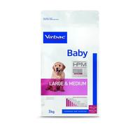 Virbac Veterinary HPM Vet Dog Baby M/L Nourriture pour Chien 12 kg