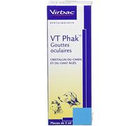 Virbac VT Phak Gouttes Oculaires 5 Chien/Chat 5 ml
