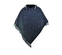 Virblatt - Poncho Homme Réversible | Coton | Poncho Mexicain à Capuche - Abajo BD XXL