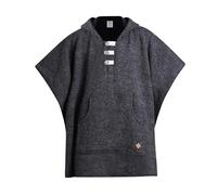 virblatt - Poncho Laine Homme | Laine et Polaire | Poncho Hiver Chaud Mexicain Hippie - ArribaWool_Noir