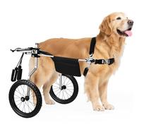 Virbraroo Fauteuil roulant pour pattes arrière - Léger et réglable - Aide à la mobilité pour chiens de taille moyenne et grande - Idéal pour les maladies cardiovasculaires, l'arthrite et la
