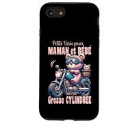 Virée Moto avec Bébé - Maman Motarde Tendre & Cool Naissance Coque pour iPhone SE (2020) / 7/8