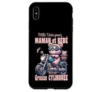 Virée Moto avec Bébé - Maman Motarde Tendre & Cool Naissance Coque pour iPhone XS Max