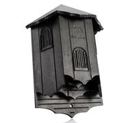 VIREESR Maisons de chauve-souris en bois pour l'extérieur, grande boîte à trois compartiments, parfaitement conçue pour attirer les chauves-souris, durable et facile à accrocher (maison de