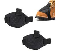 VireEyU Ensemble de 2 protections de chaussure pour moto, protection de levier de vitesse pour bottes, couverture de levier de vitesse antidérapante, protection pour la conduite de moto, Noir