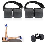VireEyU Lot de 2 Ceintures de Cheville avec Haltères Tibialis-Poids de Cheville Ajustables et Améliorés pour l'Entraînement des Muscles des Jambes, Sangles de Cheville Fitness pour Hommes et Femmes