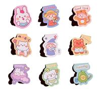 VireEyU Marque-pages Magnétiques, Clips de Page, Lot de 9, Marque-pages en Forme de Dessins Animés Mignons pour Étudiants, Amateurs de Livres, Cadeaux pour Enseignants