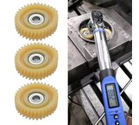 VIRELLO 500 W MotorGearforXFMClimbingScooter, 35T1.25ModulusObliqueTooth,PA66NylonwithBearingInsert,High Torque120Nm, Noir