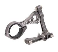 VIRELLO Adaptateur de cage pour bouteille d'eau de vélo, alliage d'aluminium, pivotant à 90°, support pour guidon, tige de selle, cadre de 22,2 à 31,8 mm, FitforRoadMTBE-BikeCyclingCampingTravel