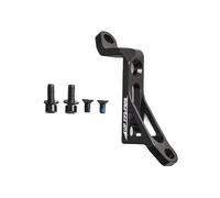 VIRELLO Adaptateur d'étrier de frein pour vélo, support PosttoFlatMountfor180 mm, Rotoron 160 mm, alliage d'aluminium avec vis, noir