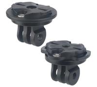 VIRELLO BikeComputerMountConverter, alliage d'aluminium, adaptateur de caméra d'action pour Garmin, Quick ReleaseKit noir avec clés hexagonales