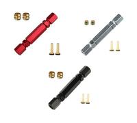 VIRELLO BikeHydraulicDiscBrakeHose Connecteur, insert de 5 mm, outil d'installation pour acier inoxydable et alliage d'aluminium, résistant à l'usure, noir, rouge, argent