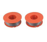 VIRELLO Bobine de fil automatique 8 m pour Bosch ART 23/26/30 Combitrim & Easytrim - 1,6 mm nylon + couvercle de base de bobine ABS - Remplacement pour débroussailleuse de jardin