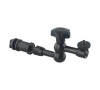 VIRELLO Bras articulé avec super pince, support flexible en alliage d'aluminium pour appareil photo avec filetage de 6,35 mm et 3/8" et griffe pour appareil photo reflex numérique, moniteur, lumière