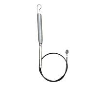 VIRELLO Câble de commande de tarière 06900439, compatible avec les modèles de souffleuse à neige Ariens 921023 921017 921031, pièce de rechange de traction métallique de 65,7 cm