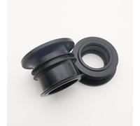 VIRELLO Capuchon de couple de fourche de vélo, adaptateur de moyeu en alliage d'aluminium convertit Boost en 240s pour Rockshox, noir, 20 g, paire