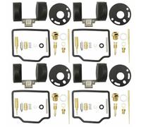 VIRELLO CB750K Kit de réparation de carburateur 4 pièces en métal et ensemble de joints pour Honda CB750K 1969-1976 entretien moto