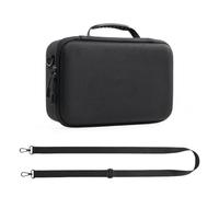 VIRELLO Étui rigide en EVA pour DJI Flip Fly More, sac à bandoulière portable avec organisateur pour contrôleur RC et 3 batteries, boîte de rangement de voyage noire