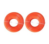 VIRELLO Fil de débroussailleuse en nylon 200 m 1,6 mm pour coupe puissante et silencieuse dans le jardinage et l'aménagement paysager