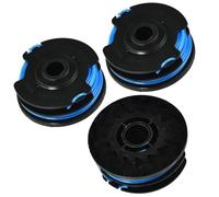 VIRELLO Flymo Bobine & Line Kit de remplacement - 3 pièces de fil de débroussailleuse en nylon pour PTXT25, SET250, SET300, STXT25 et modèles compatibles Flymo Contour, Power Trim, Multi Trim