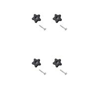 VIRELLO Kit de boulons de poignée en forme de prune pour tondeuse à gazon et souffleuse à neige - Construction en plastique-métal avec prise en main sûre - Remplacement d'équipement électrique