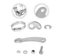 VIRELLO Kit de capteur de couple pour vélo électrique, alliage en acier, ensemble de conversion pour roues avant, montage externe interne, fixation de moteur stable pour vélos électriques, VTT, argent