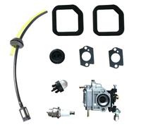 VIRELLO Kit de carburateur pour Ryobi RLT26CDSN, compatible avec les débroussailleuses Homelite HLT25CNB, ensemble de joints de filtre à air de rechange pour conduite de carburant