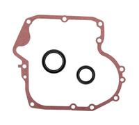 VIRELLO Kit de joint de carter et de joint d'huile compatible avec Briggs 697110 795387 pour réparation de moteur de tondeuse à gazon, comprend 1 joint et 2 joints