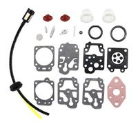 VIRELLO Kit de réparation de diaphragme de carburateur pour débroussailleuse ALKO BC410 BC4535 BC4125 - Membranes, filtre à carburant et clapets anti-retour inclus