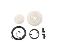 VIRELLO Kit de réparation de ressort de démarreur à rebond compatible avec les souffleurs portatifs BG56C BG86C 4237 190 0600 4241 195 3501, ensemble de 6 pièces en métal et plastique