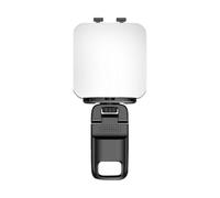 VIRELLO Lampe à selfie RVB avec chargement de type C, lumière de remplissage portable à clipser, 3 temps de couleur pour appareil photo de téléphone, diffusion en direct, appel vidéo, maquillage, noir