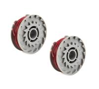 VIRELLO Lot de 2 bobines de fil de rechange pour débroussailleuse sans fil Turbo Trimmer SmallCut 300 EasyCut Li-18/23 Electra Lite - 10 m de fil de coupe en nylon pour Flymo Contour Power Plus XT 18