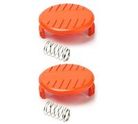 VIRELLO Lot de 2 capuchons de protection pour débroussailleuse sans fil Black+Decker Reflex GL544 GL544C GL545 GL545C - Orange, plastique