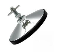 VIRELLO Lot de 2 patins antidérapants pour machine de football, avec base en acier inoxydable et caoutchouc, argenté, 155 x 95 mm