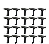 VIRELLO Lot de 20 clips de vidange d'eau pour panneau solaire, clips de retrait de boue en fibre de verre PA6 pour le nettoyage des modules photovoltaïques, clips noirs à fermeture automatique 30 mm