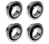 VIRELLO Lot de 4 bagues de roue à roulements, roulements métalliques pour Craftsman Murray Huskee 9040H 532009040, compatible avec les roues avant du tracteur YTH22V46 YTH24V48 LGT2654