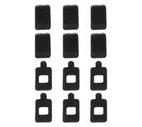 VIRELLO Lot de 6 bonnettes anti-vent pour microphone Insta360 X5, réduction du bruit, améliore la qualité sonore, 13 x 20 x 11 mm