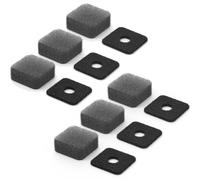 VIRELLO Lot de 6 protections anti-vent pour microphone Insta360 X5, X4, X3 : lot de 6 housses en mousse éponge pour réduire le bruit et améliorer la qualité audio pour le vlogging en plein air